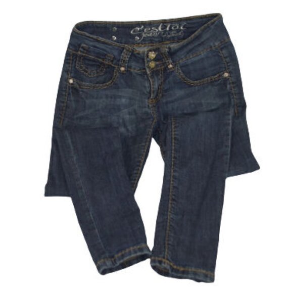 C'est Toi Blue Skinny Jeans 1 - Picture 1 of 4